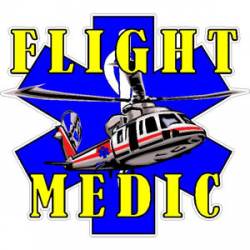 Flight Medic Star Of Life - Decal