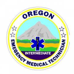 Oregon EMT Intermediate - Sticker