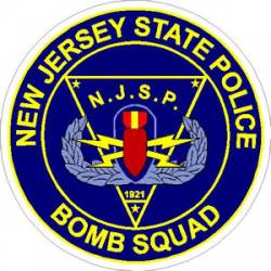 New Jersey State Police Bomb Squad - Sticker