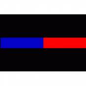 Thin Blue Red Line - Decal