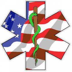 American Star of Life - Decal