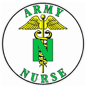 United States Army Nurse - Decal at Sticker Shoppe