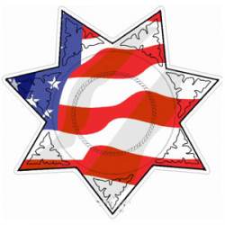 7 Point Sheriff Star Stickers, Decals & Bumper Stickers