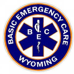 Wyoming Basic Emergency Care - Sticker