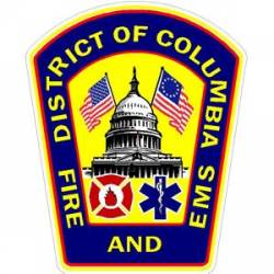 District Of Columbia Fire And EMS - Vinyl Sticker