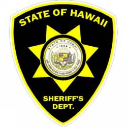 State Of Hawaii Sheriffs Department - Sticker