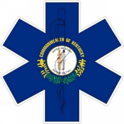 State of Kentucky Star of Life - Decal