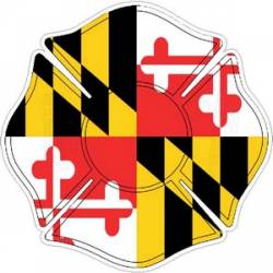 State of Maryland Maltese Cross - Decal