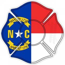 State of North Carolina Maltese Cross - Decal