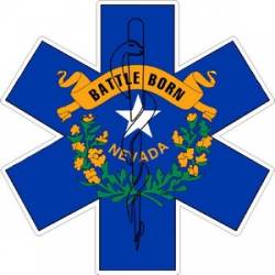 State of Nevada Star of Life - Decal