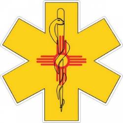 State of New Mexico Star of Life - Decal