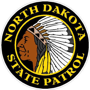 North Dakota State Patrol - Sticker at Sticker Shoppe