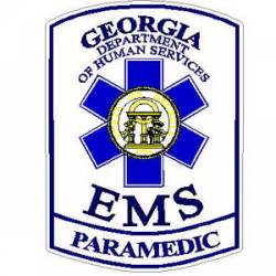 Georgia EMS Paramedic - Sticker