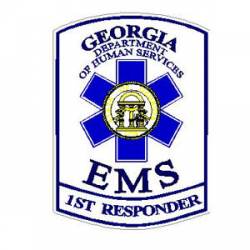 Georgia EMS 1st Responder - Sticker