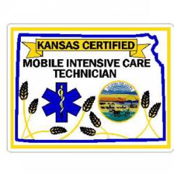 Kansas Certified Mobile Intensive Care Tech - Sticker