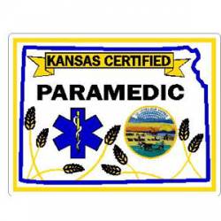 Kansas Certified Paramedic - Sticker