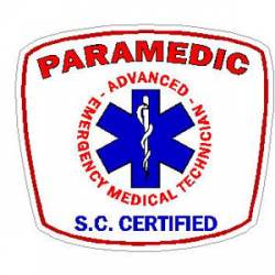 South Carolina Certified Paramedic - Sticker