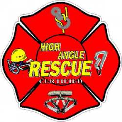 High Angle/Technical Rescue Stickers, Decals & Bumper Stickers