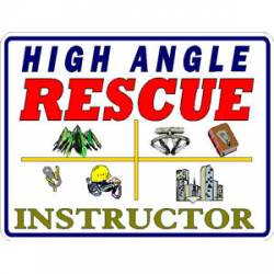 High Angle Rescue Instructor - Decal