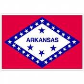 State Of Arkansas - Vinyl Flag Sticker