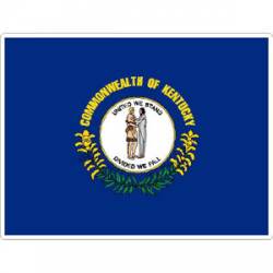 State Of Kentucky - Vinyl Flag Sticker