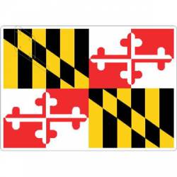 State Of Maryland - Vinyl Flag Sticker