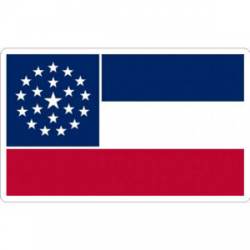 State Of Mississippi - Vinyl Flag Sticker