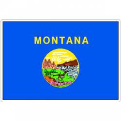 State Of Montana - Vinyl Flag Sticker