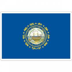 State Of New Hampshire - Vinyl Flag Sticker
