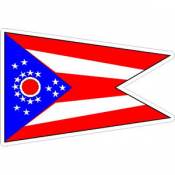 State Of Ohio - Vinyl Flag Sticker