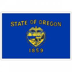 State Of Oregon - Vinyl Flag Sticker