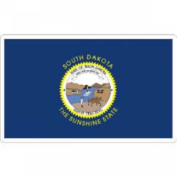 State Of South Dakota - Vinyl Flag Sticker