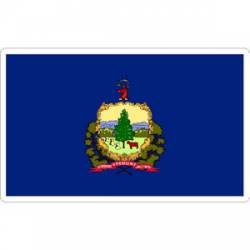 State Of Vermont - Vinyl Flag Sticker