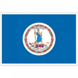 State Of Virginia - Vinyl Flag Sticker