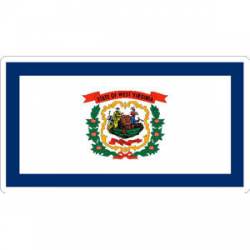 State Of West Virginia - Vinyl Flag Sticker