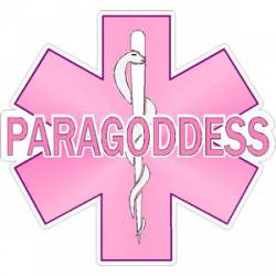 Paragoddess Aka Gary Aka Gerry Harter Pink Star of Life - Decal