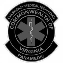 Subdued Virginia Paramedic - Sticker