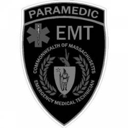 Subdued Massachusetts EMT Paramedic - Sticker