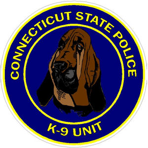 Connecticut State Police K-9 Unit - Sticker at Sticker Shoppe