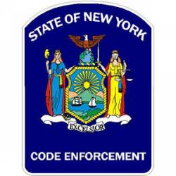 State Of New York Code Enforcement - Sticker