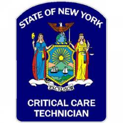 State Of New York Critical Care Technician - Sticker