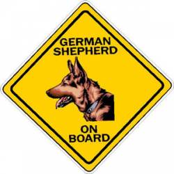 German Shepherd On Board - Sticker