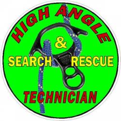 High Angle Search & Rescue Technician Rope - Decal