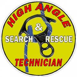 High Angle Search & Rescue Technician Carabiner - Decal