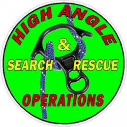 High Angle Search & Rescue Operations - Decal