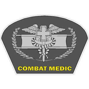 Combat Medic Greyscaled - Decal at Sticker Shoppe