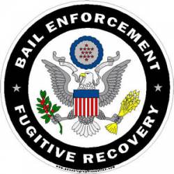Bail Enforcement Fugitive Recovery - Decal