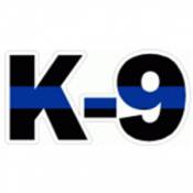 K-9 Thin Blue Line - Decal