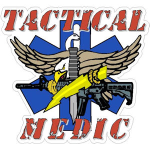 Tactical Medic Star of Life Eagle - Decal at Sticker Shoppe