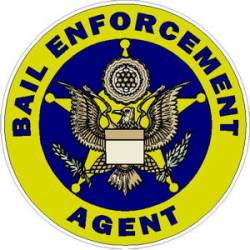Bail Enforcement Agent - Round Decal
